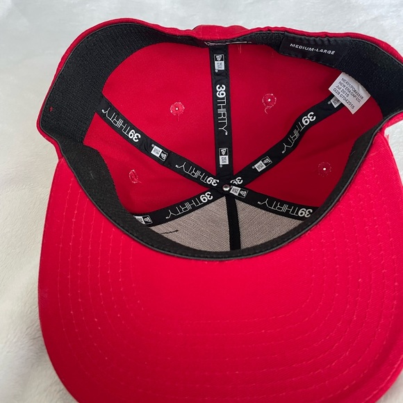 Hurley Red baseball hat, new, size medium large - Picture 3 of 3